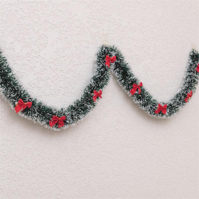 10m Dark Green Tinsel Ribbon & Feather Boa Christmas Tree Ornaments Set