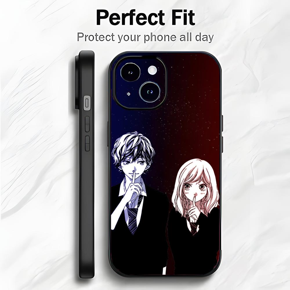 Warm Japanese Anime A-Ao Haru Ride Phone Case Phone Case Soft Packaging Lightweight For iPhone17 16 15 14 13ProMax