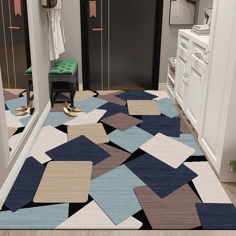 Home Floor Mat Entrance Carpet Bedroom Bedside Easy To Maintain Living Room Bathroom Simple Foot Mat