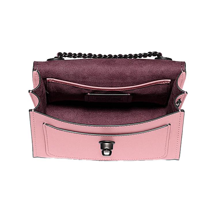 New COACH Parker Calfskin Shoulder Bag, Crossbody Bag, Chain Bag Small Women's Pink 29392-V5PTP