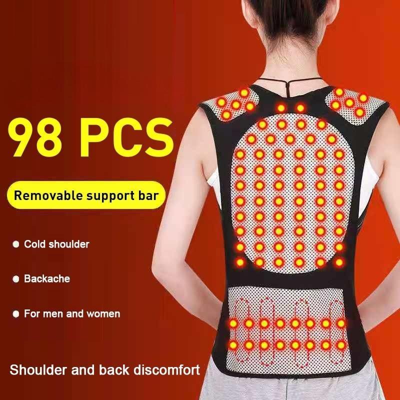Épaulières Ceintures de gilet Épaulières Chemises chaudes Gilets Thérapie magnétique Coussinets dorsaux Unisexe