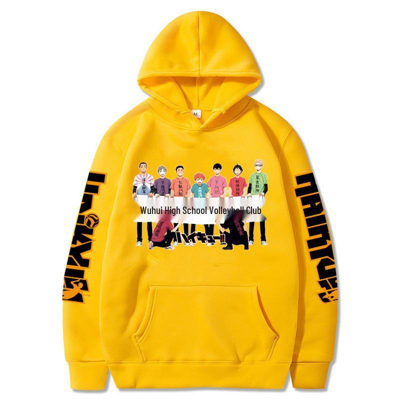 Haikyuu Anime Student Hoodie - Creative Japanese Sweatshirt