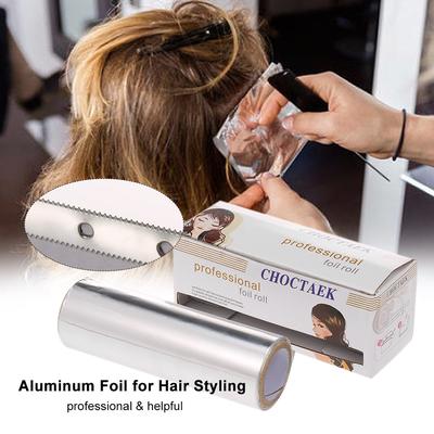 Feuille d'aluminium pour teinture permanente de cheveux, coloration, reflets, Nail Art