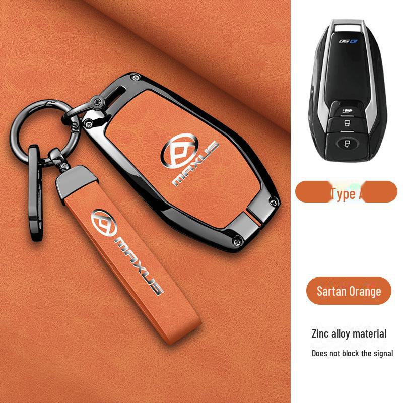 Capa de Chave SAIC Maxus D90 para Carro Maxus G50 2019 Feminino, Carcaça de Metal de Alta Qualidade com Fivela.