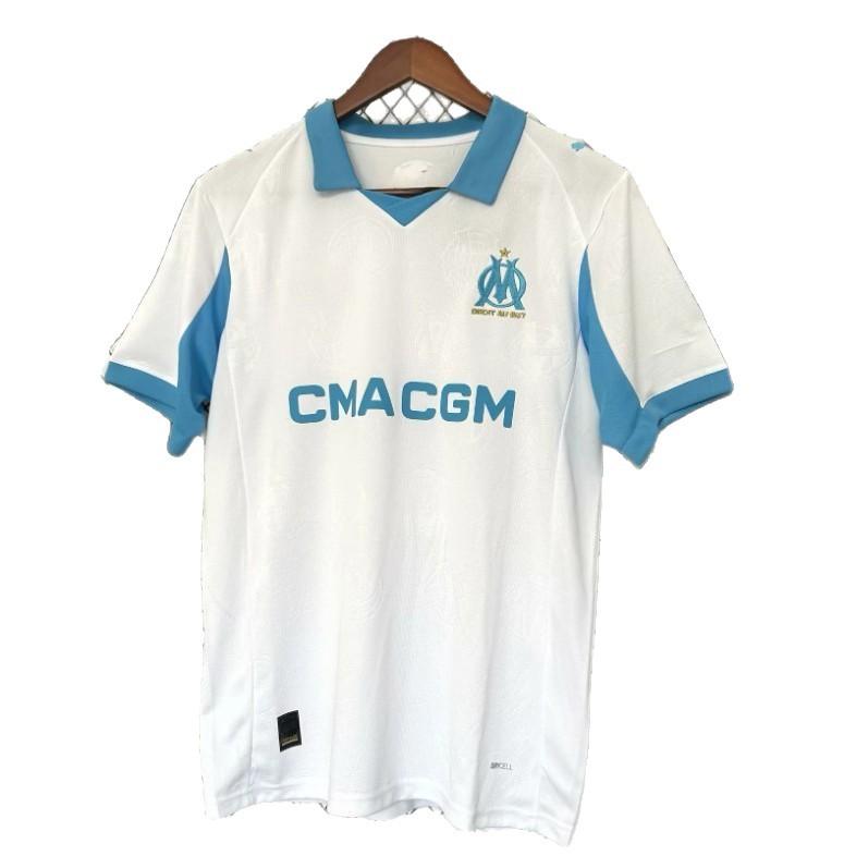 2526 Thai Football Fan Jersey Santos Marseille America Mallorca Short-sleeved Quick-drying T-shirt New La Liga