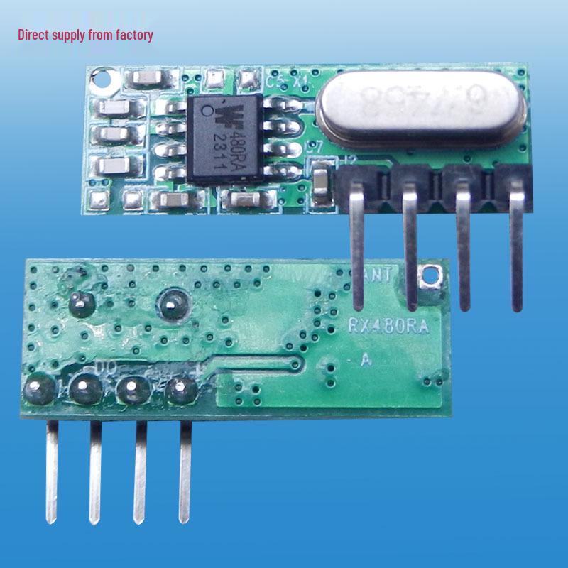 Kompaktes Superhet-Empfängermodul mit 315/433 MHz Schalter