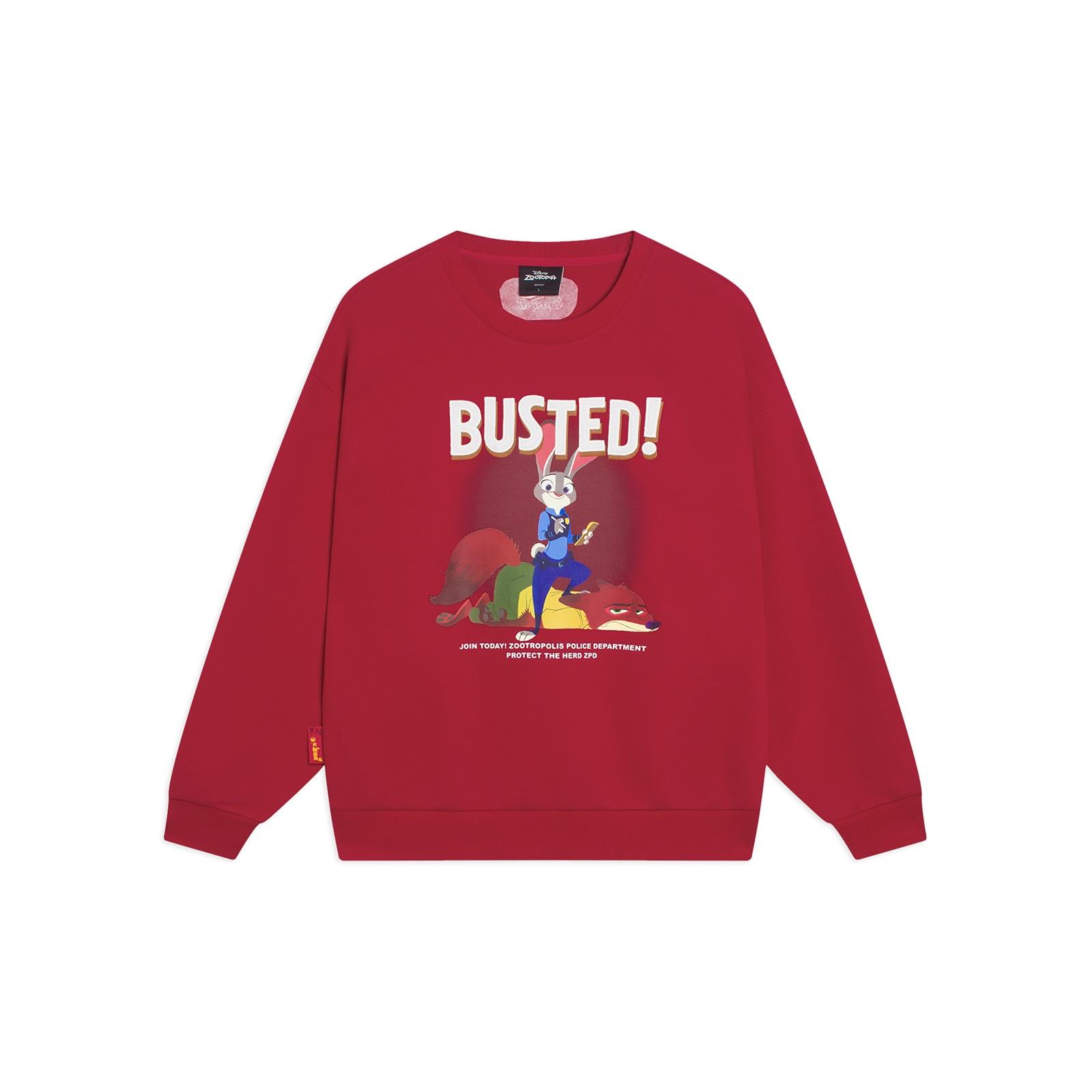 Li-Ning x Disney Zootopia Graphic Sweatshirt Red Men s AWDT343-1 XXXL