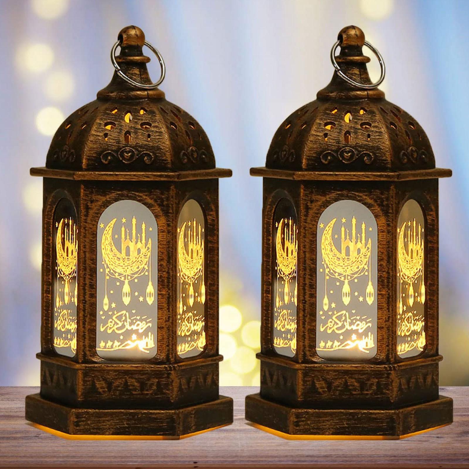 

Украшение Рамадана Настольная лампа Рамадана для украшения домашнего стола A бронзовый