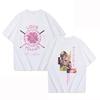 Hot Anime Kanroji Mitsuri Iguro Obanai Printing T-shirt Women Men Fashion Short Sleeve Couples Casual Personality Y2k Summer Top
