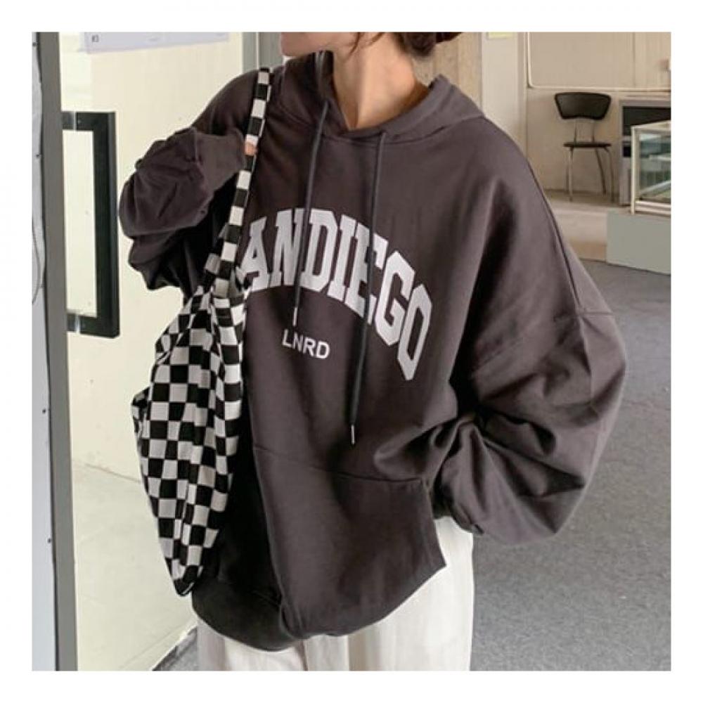 Navava Men Casual Lettering Long Sleeve Hoodie Nt1463