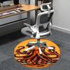 Octopus Beer Glass Chair Mat   Round Carpet for Home Decor, Office Use, Living Room, Bedroom, Gift Idea0212b