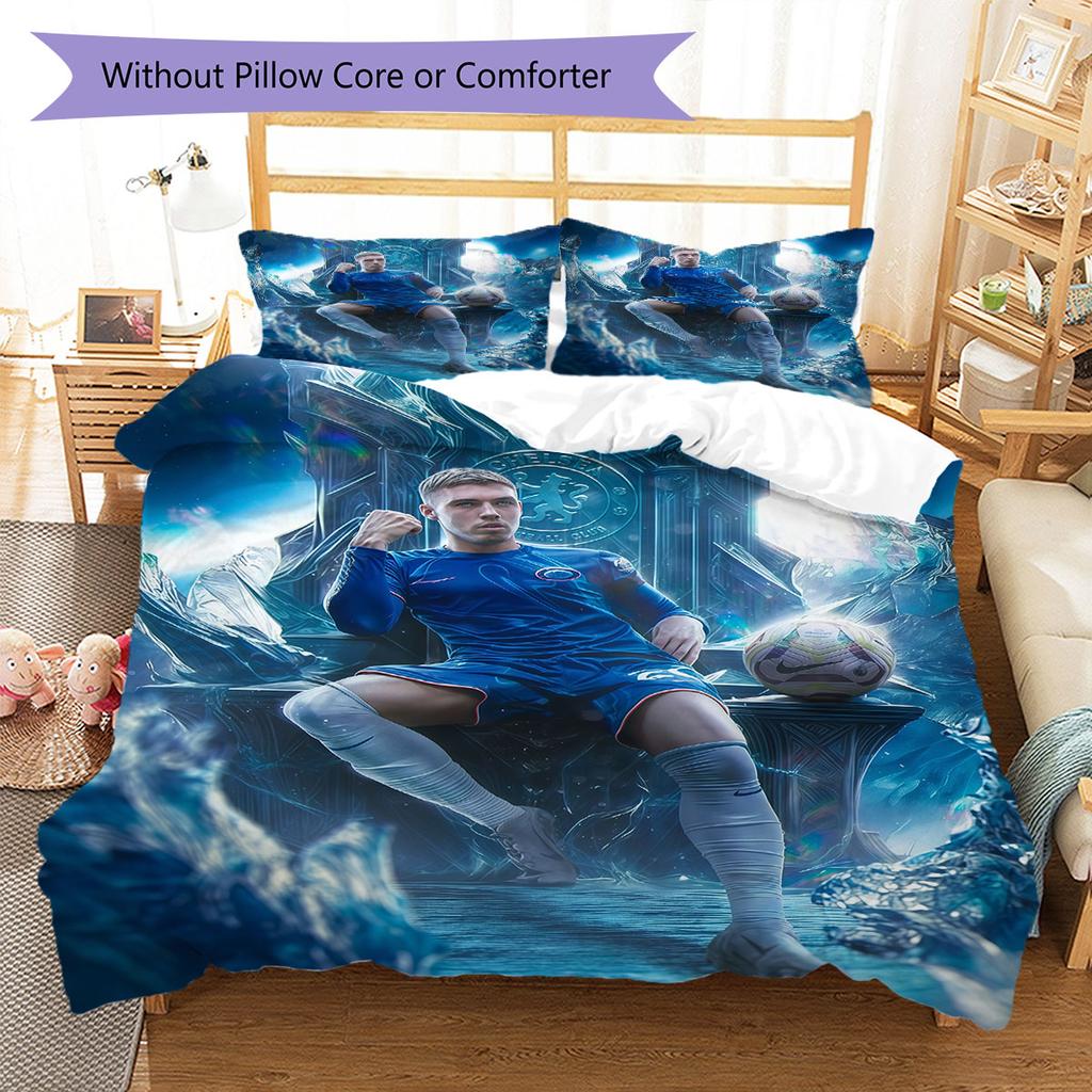 Cole Palmer Icon Bedding Quilt Set Quilt Cover Pillowcase Home Decoration Birthday Gift (1 * duvet cover + 2 * pillowcase, without core)
