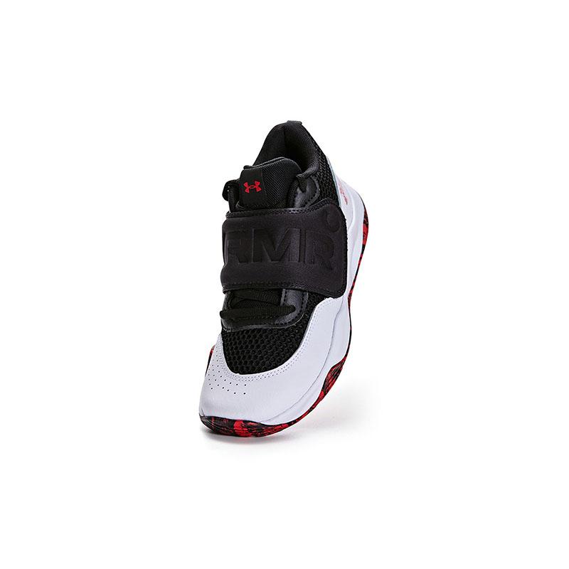 Under Armour Non-Slip Durable Low-Top Basketball Shoes Kids sneaker White 3026637