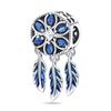 S925 Silver Charming Dreamcatcher Pendant Bracelet Accessory Colorful Moon Star Beads DIY Jewelry Making Craft Supplies