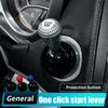Universal Chrome Plated Car Start Button Lever With 4 Color Option Suitable For Interior Upgraded And DIY Installation