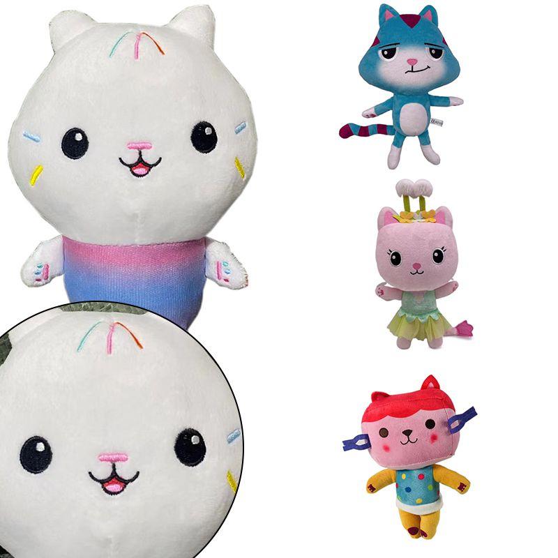 Adorable Gabby Dollhouse Plush Toy Mercat Cartoon Stuffed Animal Mermaid Cat Plushie Doll
