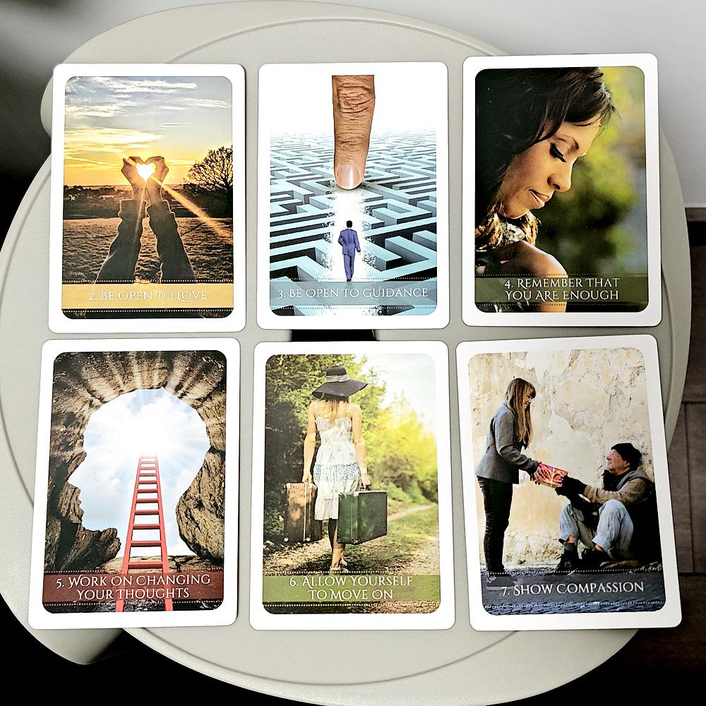 Spør Din Sjel Meldingskort Orakelkortstokk 10,4*7,3cm Meldinger Fra Universet | 48 stk Høyere Selv Meldingskort