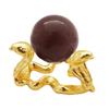 Dragon Snake Crystal Ball Metal Base Triangle Crystal Sphere Holder  Photography Props