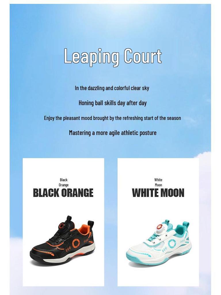 Chaussures de Sport Légères Respirantes Antidérapantes pour Garçons (Enfants Moyens/Grands), Collection Automne/Hiver 2025 - Idéales pour le Badminton et le Tennis