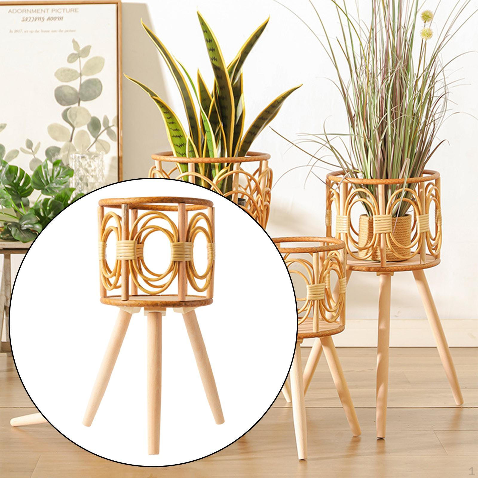 

Подставка для комнатных цветочных горшков, корзина для растений, удобная сборка, многофункциональная с Total Height 41cm