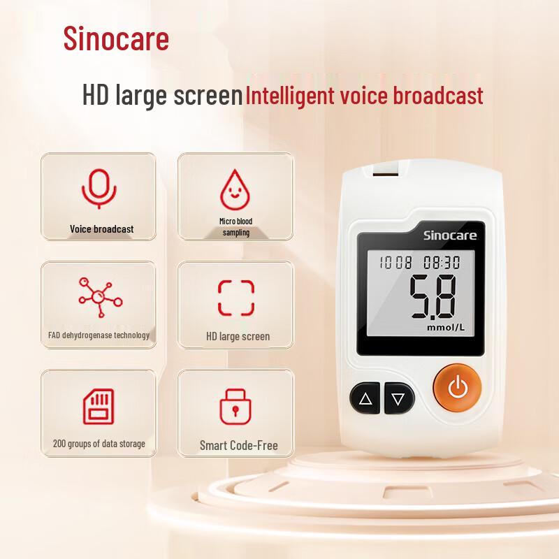 Система мониторинга уровня глюкозы в крови Sinocare GA-3