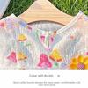 Flutter Sleeve Dog Love Printed Skirt Thin Breathable Pet Suspenders Vest  Party