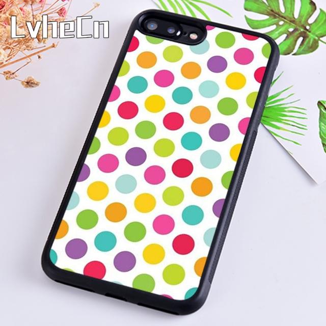 Polka dots Colorful Phone Case For iPhone 17 Air 14 15 16 16e 13 12 Max Cover For Apple 11 Pro Max Plus plus