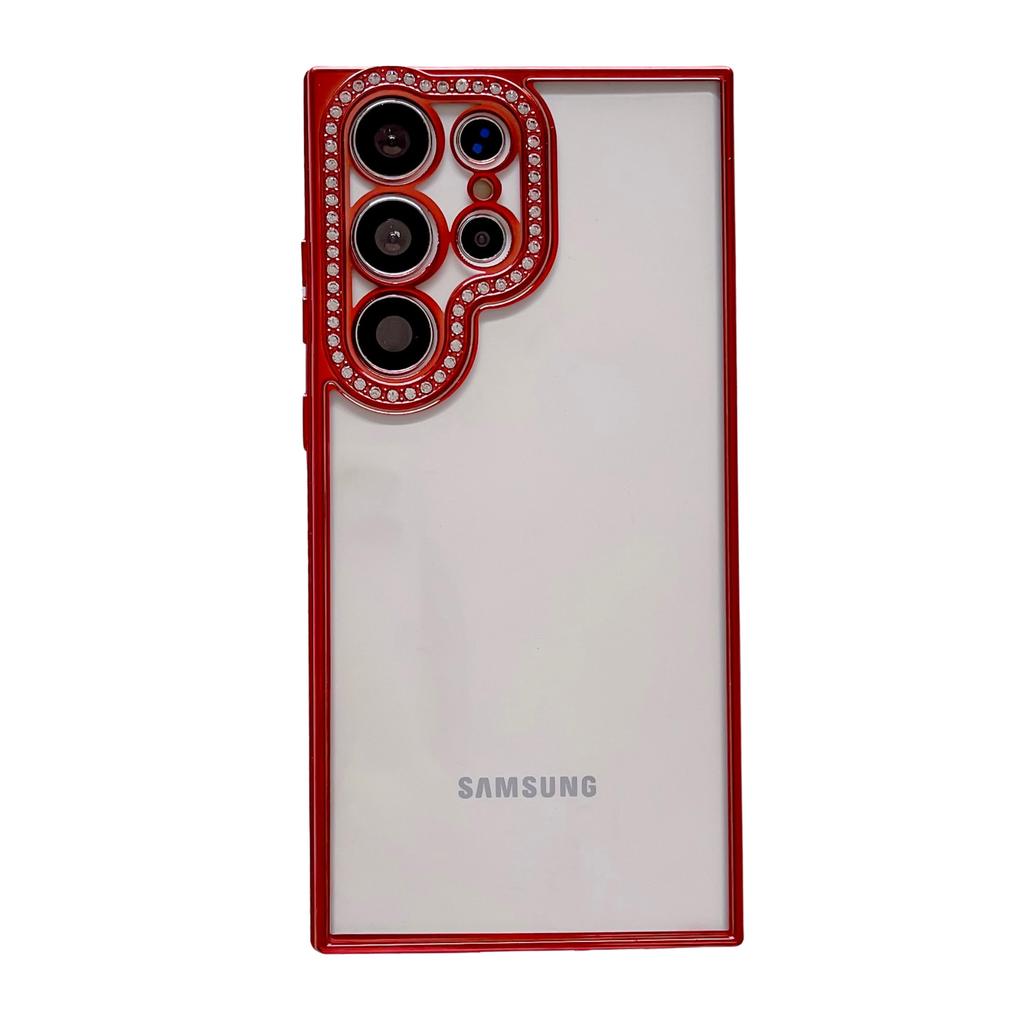 Husă de telefon mobil Samsung S23 Ultra cu strasuri și sclipici S24 Plating A12 All Inclusive A05s Husă protectoare pentru femei A15