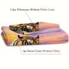 Sonnenuntergang Tiger Muster 3D Gedruckter Bettbezug Weich Bequemes Polyester Bettwäscheset Tierisches Thema Zuhause Bettdeckenbezug Set Kissenbezug