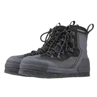 Angelschuhe Felsküste Schutzstiefel Schnitt Gummi Stiftfilz Schwarz [SHIMANO] 27.5