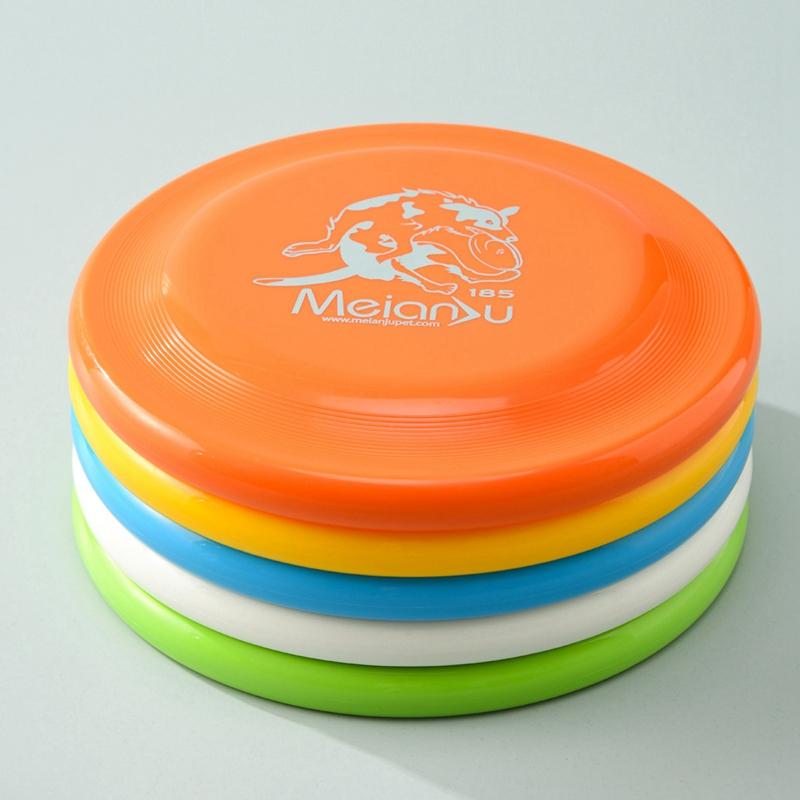 18.5/23.5cm Pet Silicone Training Dog Flying Discs Toy Interactive Dog Chew Toy Resistance Bite Soft Rubber Toys Flying Discs