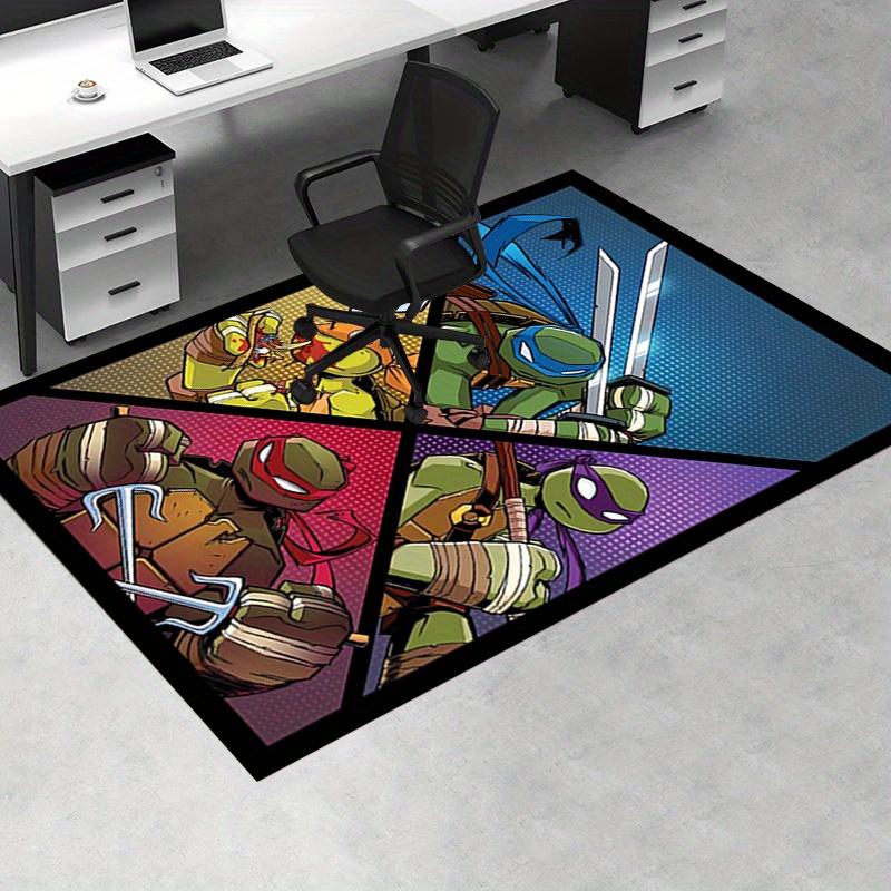 1pc Turtles,Heroes,Mutant Office Carpet Soft Polyester Entrance Carpet Washable Non Slip Machine Was