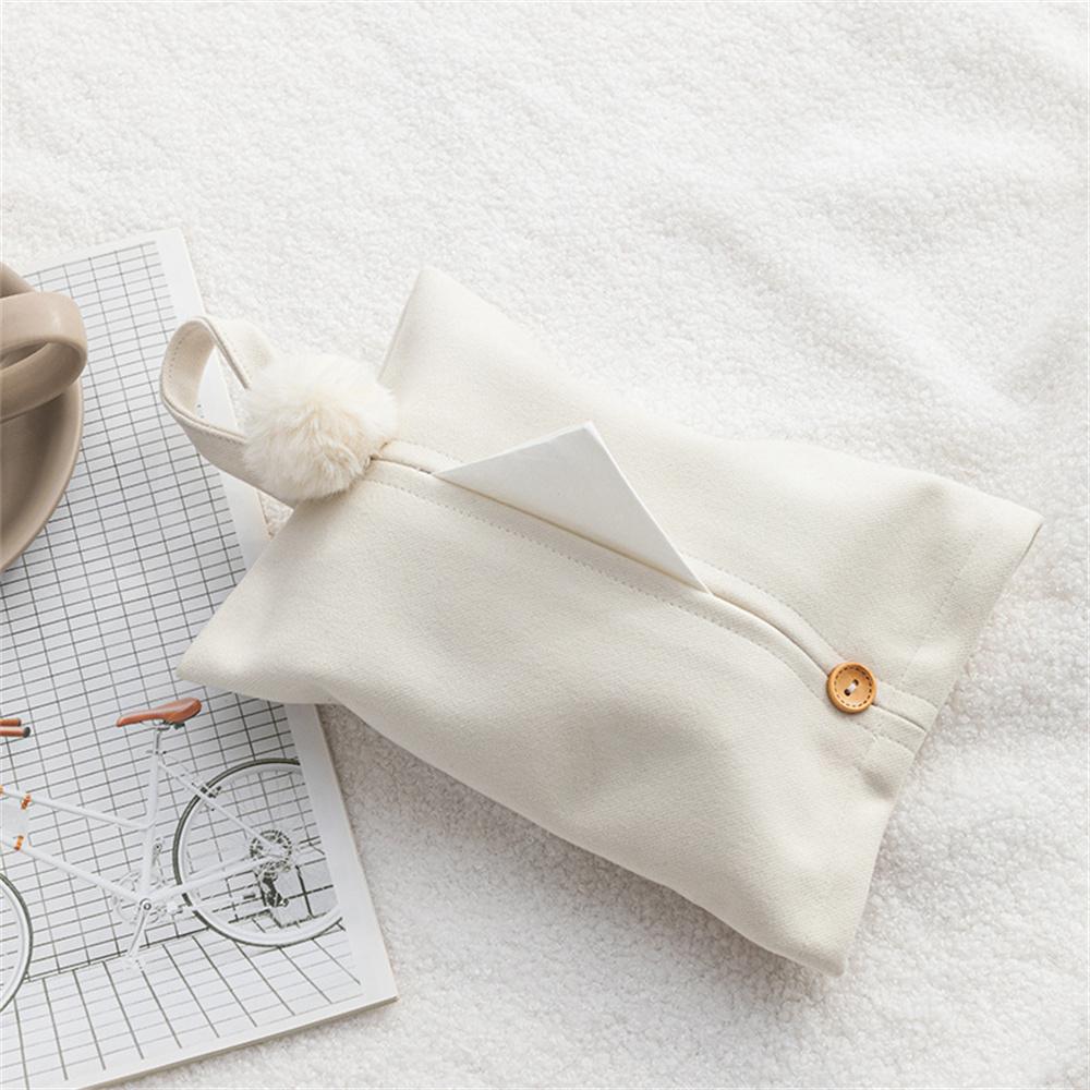 Japanischer Stil Hängender Canvas Taschentuchhalter Etui Box Zuhause Auto Handtuch Servietten Papierspender Halter Box Etui Tischdekoration