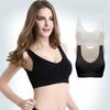 Women Push Up Breast Bra Big Size Backless Bras Plus Size Wireless Brassiere Breathable Seamless Lingerie Yoga Sports Bra Vest