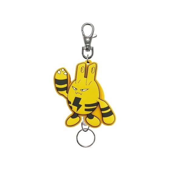 SK Japan Pokemon Rubber Reel Keychain Elekid 16458 Pokemon
