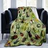 1pc Insect Parade Throw Blanket Home Decorative Couch Cover for Bedroom Living Room Travel Car .W098