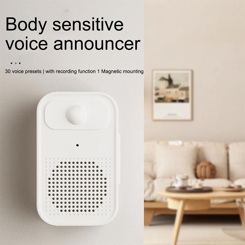 Welcome Door Sensor Store Welcomer Voice Prompter Sensor Infrared Induction Home Outdoor Doorbell