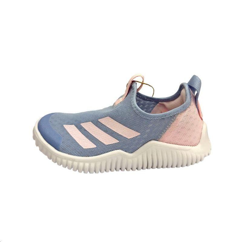 Adidas Rapidazen Fabric Comfortable Simple Non-Slip Durable Mid-Top Kids Running Shoes Kids Running Shoes Pink Blue ID3372