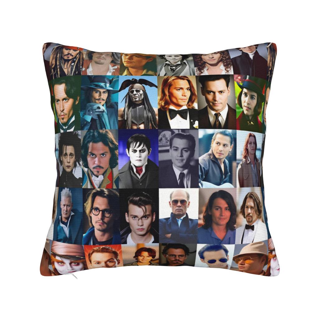 Johnny Depp I Love You Pillowcases Kawaii Pillow Case For Living Room Bed Chair Custom Pillow Cover