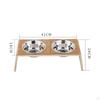 Raised Pet Bowls Nonslip Food Dispenser Dishes for Cats And Small Dogs