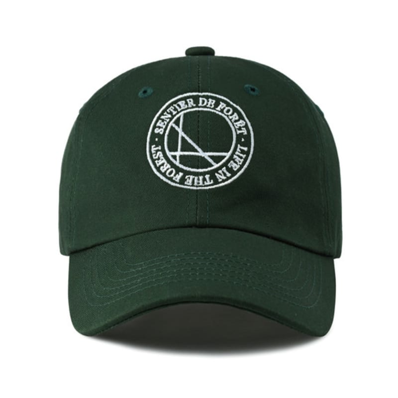 SENTIER Natural Archive Ball Cap (DEEP GREEN)