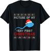 Picture of My Very First Christmas Joke Funny Xmas T-Shirt