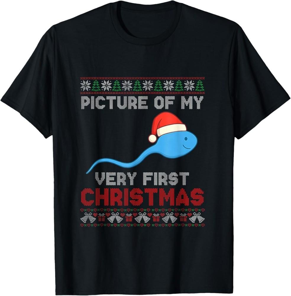 

Picture of My Very First Christmas Joke Funny Xmas T-Shirt 4XL