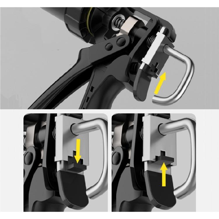 Efficient 500/600ml Glass Glues Guns for Bonding Needs Heavy Duty Caulk Guns