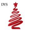 Indoor Outdoor Festive Display 3D Printed Minimalist Christmas Tree Desktop Ornament, Modern Holiday Table Decorative Decor Sign for Living