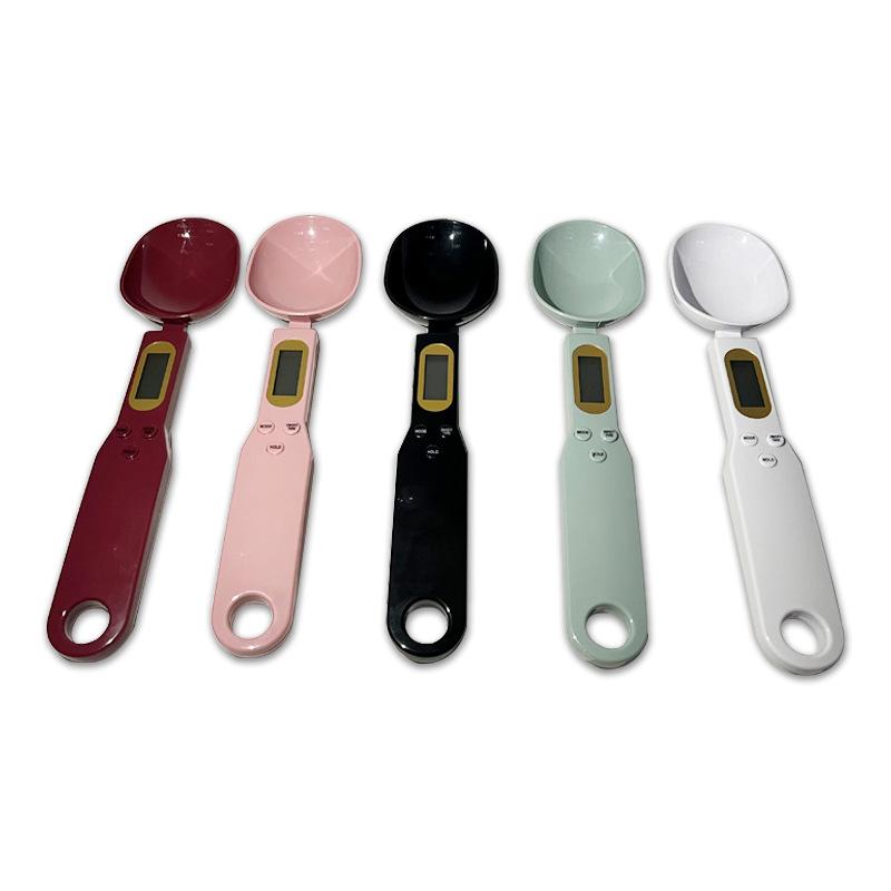 Handheld Electronic Spoon Scale 500g, 0.1g Precision Kitchen Scale for Food, Digital Measuring Spoon with Tare Unit Conversion