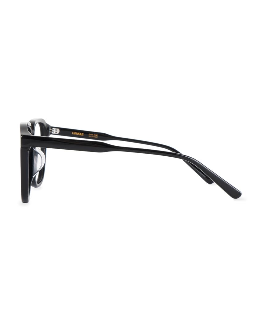 Hangeul Geek Chic Oversized Glasses Black