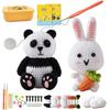 UQTOO Handmade Kit for Girls DIY Knitting Toys Kids Birthday Gift Craft Kit