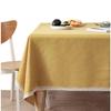 EGROON Kitchen Supplies Cotton Linen Tablecloth, Rectangular Table Cover, Dining Table Cover for Hotels and Restaurants, Waterproof and Water-Repellen