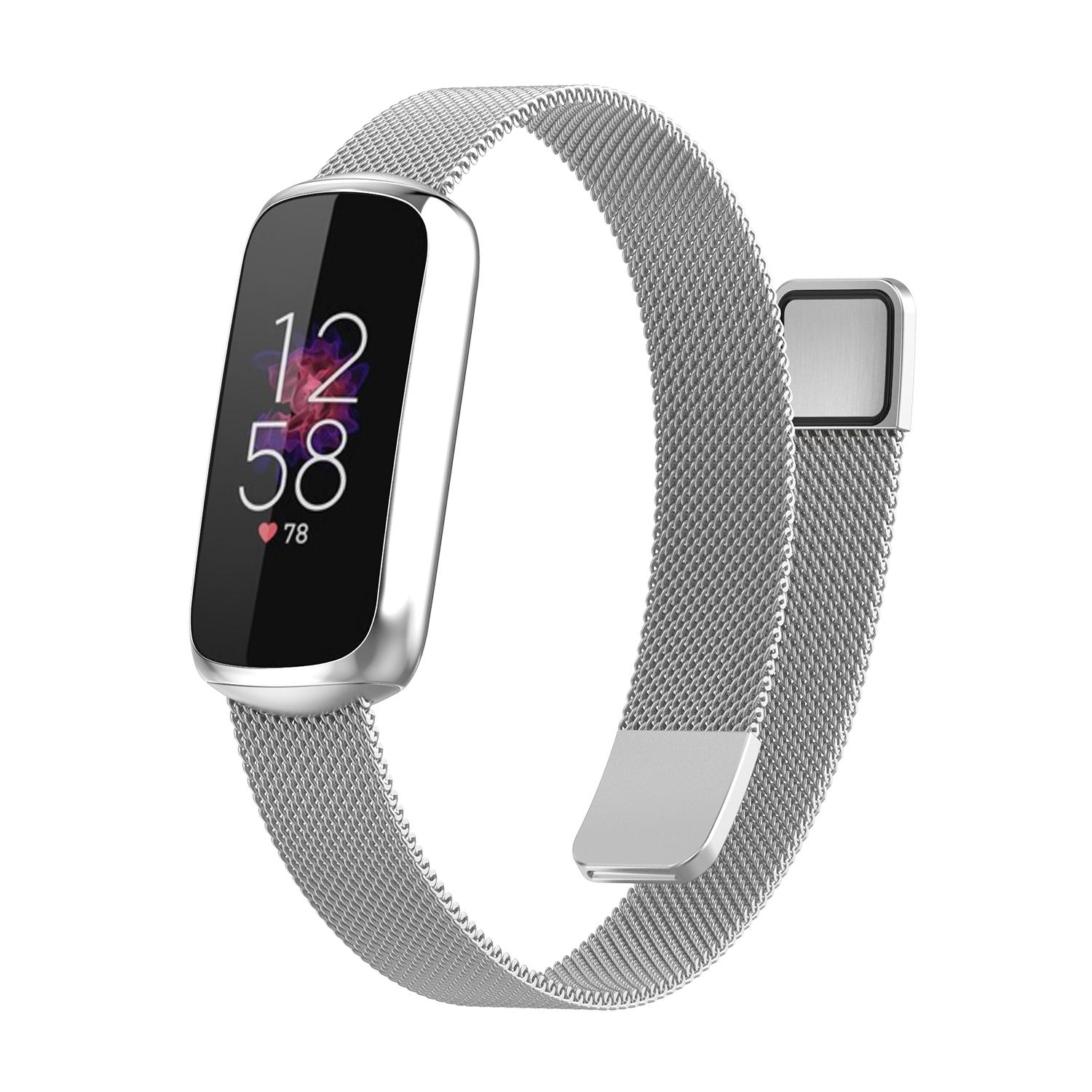 

Stainless Steel Adjustable Watch Band Strap for Fitbit Luxe/Special Edition Rose Pink